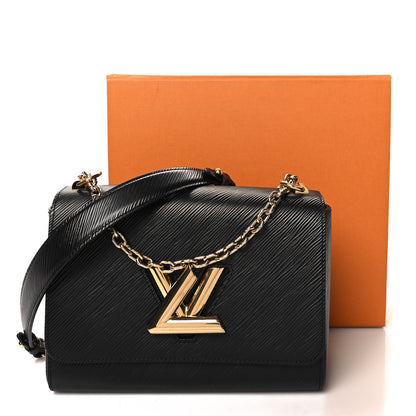 Louis Vuitton Epi Twist Shoulder Bag MM Black 10 of 10
