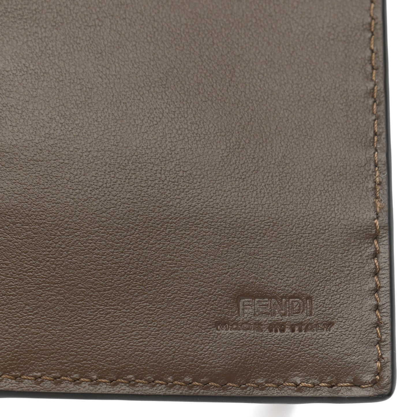 Vitello Liberty Micro FF Embossed O'Lock Long Wallet Beige Amido Maya