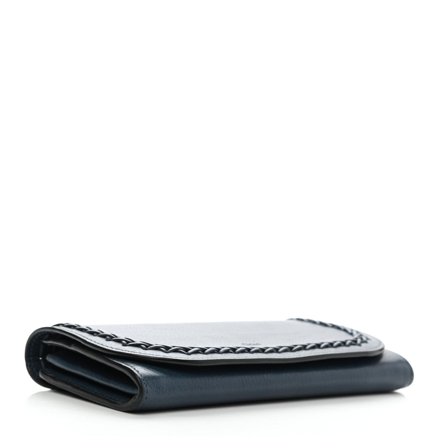 Chloe Calfskin Hudson Long Wallet Navy Blue 4 of 6