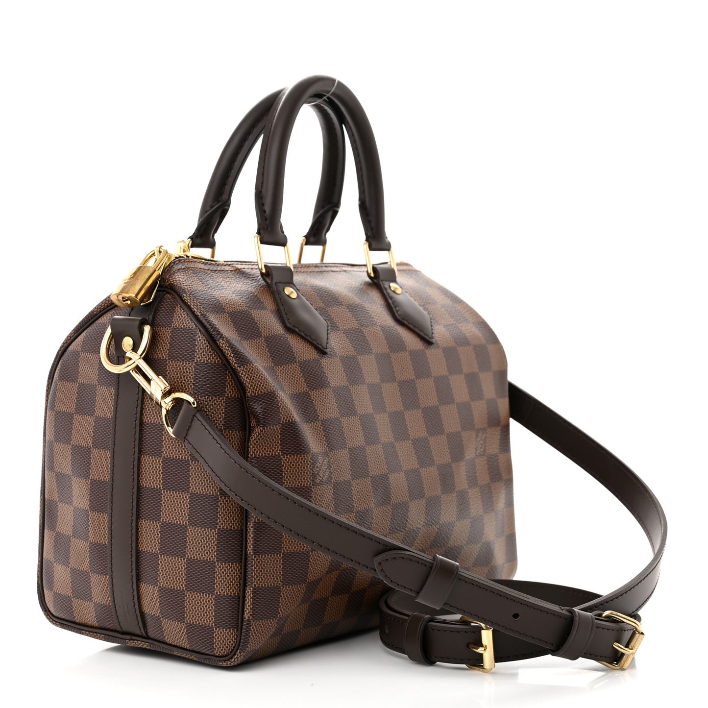 Damier Ebene Speedy Bandouliere 25