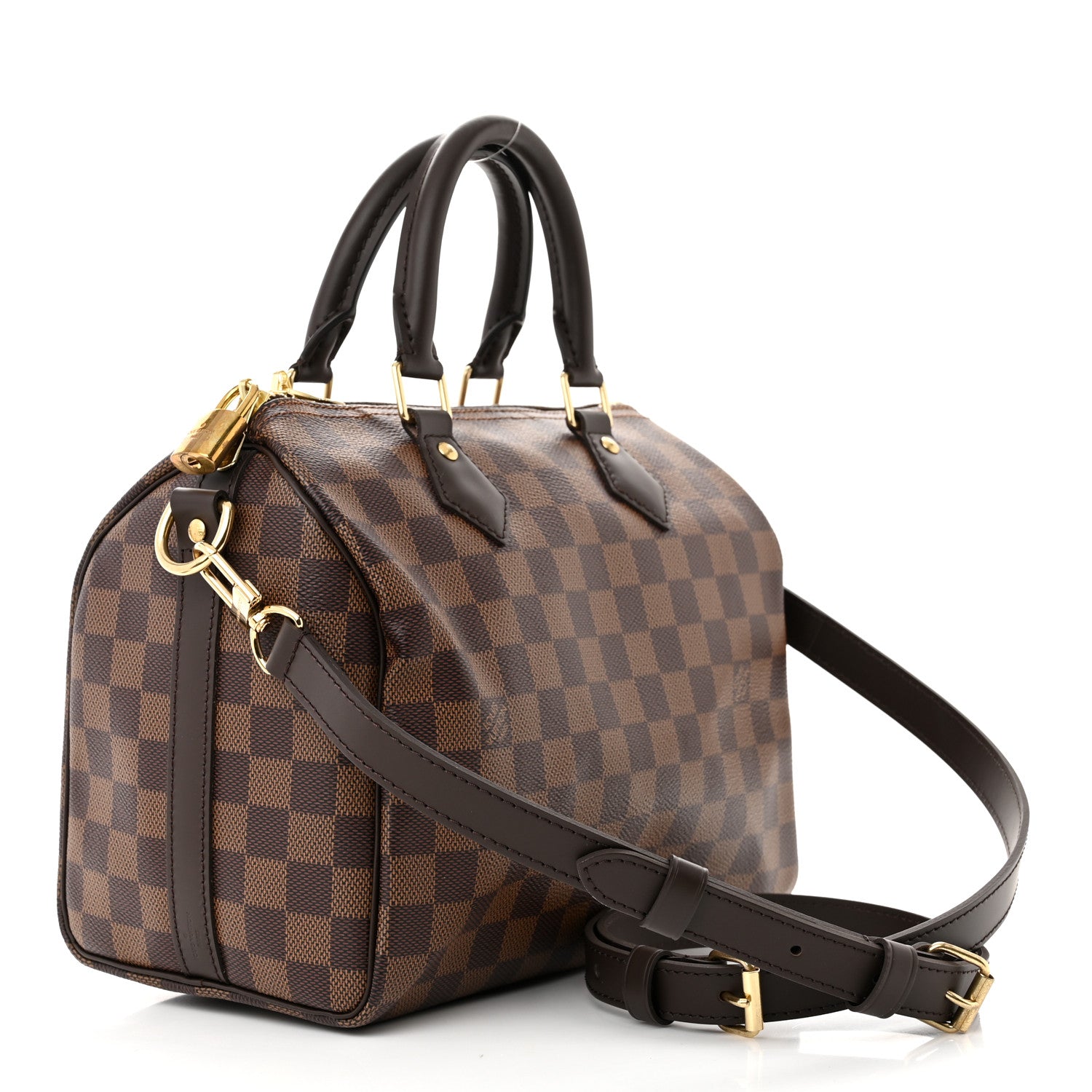 Louis Vuitton Damier Ebene Speedy Bandouliere 25 3 of 10