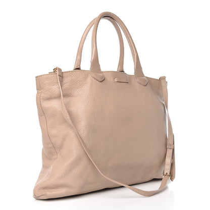 Burberry Prorsum Pebbled Calfskin Medium Studley Tote Nude 3 of 16