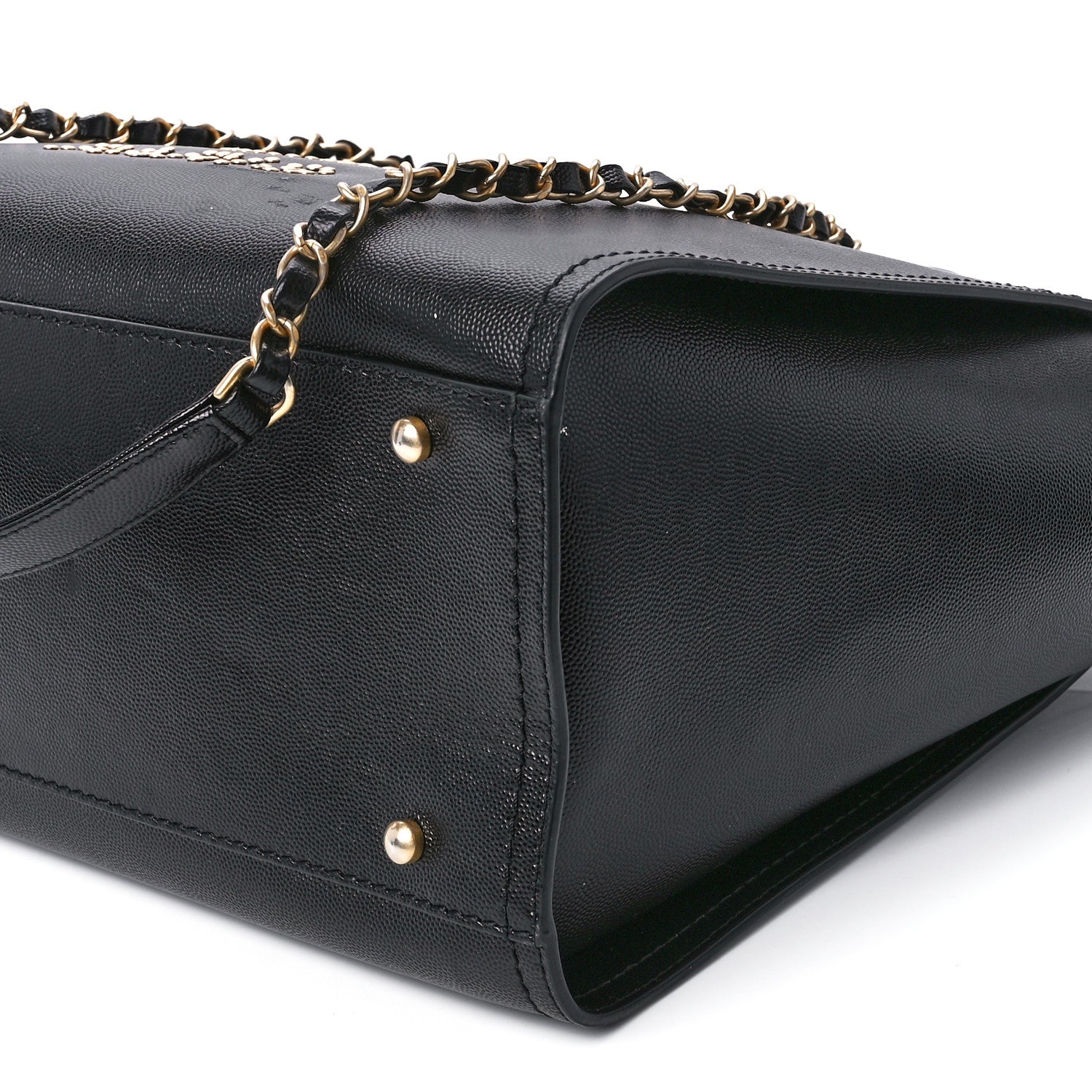 Chanel Caviar Medium Studded Deauville Tote Black 11 of 11