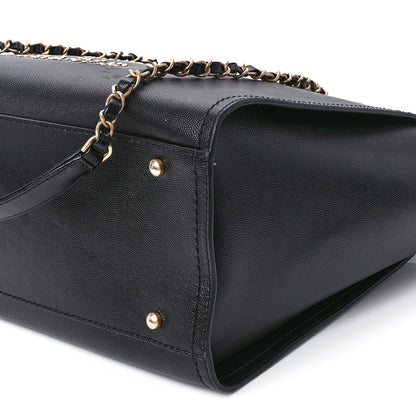 Chanel Caviar Medium Studded Deauville Tote Black 11 of 11