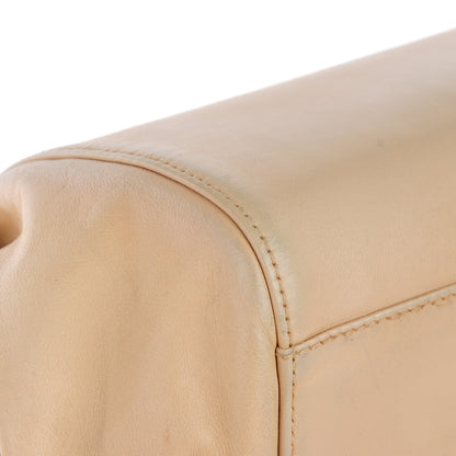 Chanel Lambskin Vertical Quilt Accordion Flap Beige 10 of 12