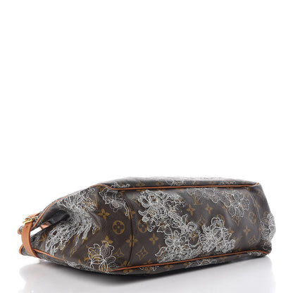 Louis Vuitton Monogram Dentelle Batignolles Horizontal Silver 4 of 12