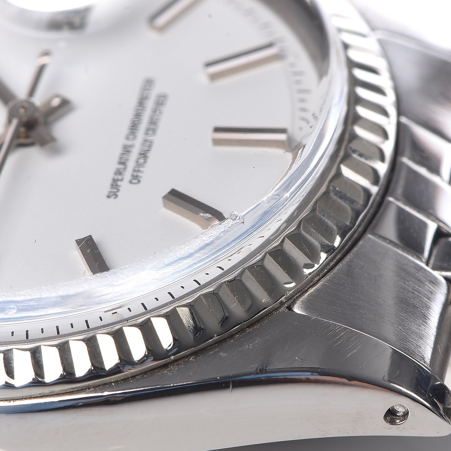 Rolex Stainless Steel 36mm Oyster Perpetual DateJust Watch White 1601 11 of 11