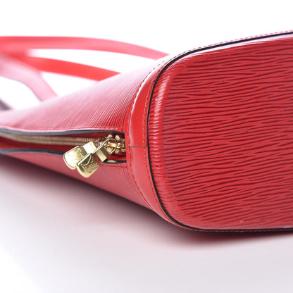 Louis Vuitton Epi Lussac Castillan Red 8 of 15