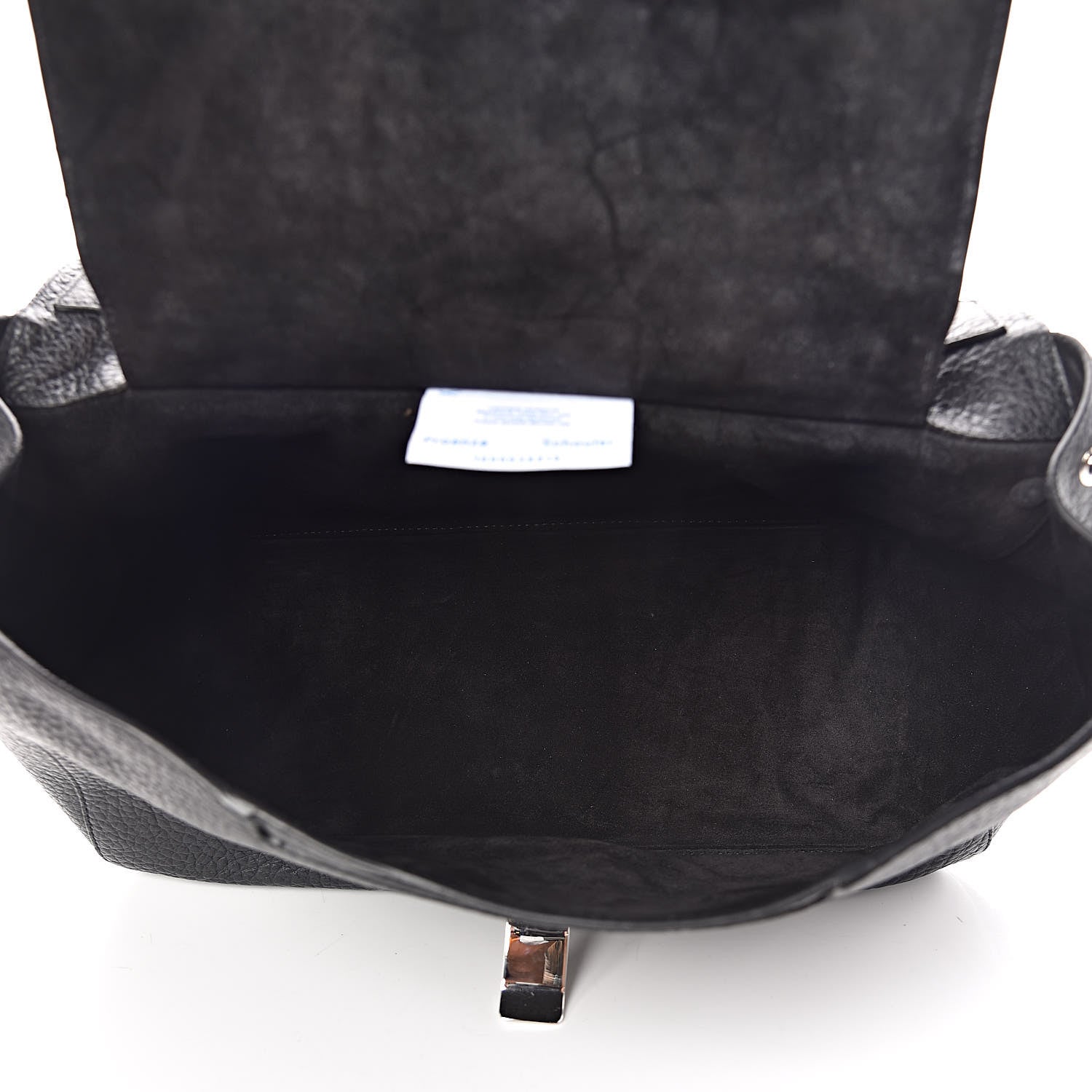 Proenza Schouler Pebbled Calfskin Double Sided PS Courier Bag Black 5 of 9