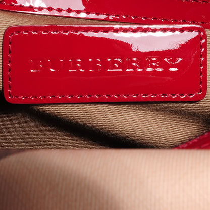 Burberry Nova Check Chester Bowling Small Bag Red 6 of 7