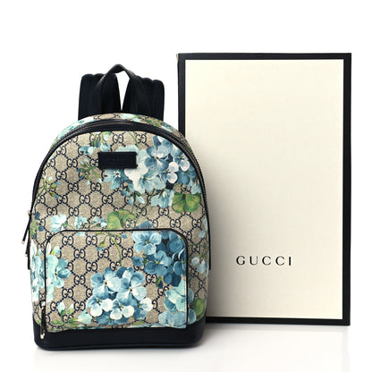 Gucci GG Supreme Monogram Blooms Small Day Backpack Blue 12 of 12