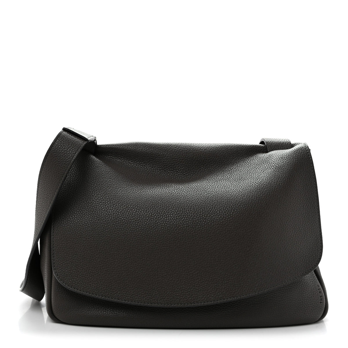 Calfskin Small Mail Bag Ash Grey