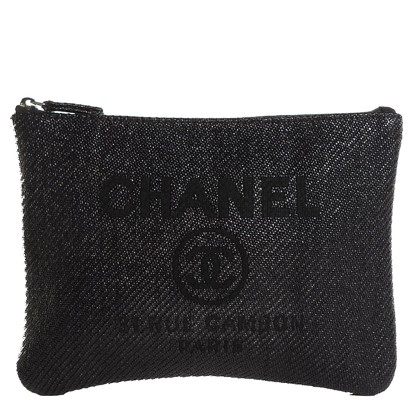 Canvas Small Deauville Pouch Black