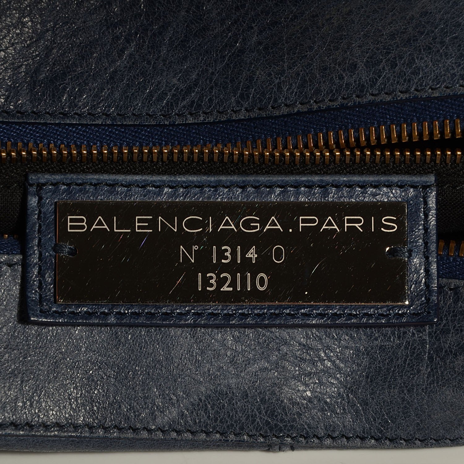 Balenciaga Agneau Classic Hardware Work Bleu Roi 8 of 11