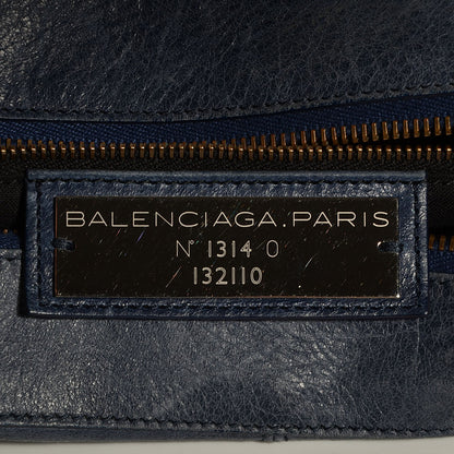 Balenciaga Agneau Classic Hardware Work Bleu Roi 8 of 11