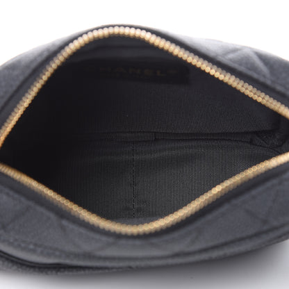 Chanel Iridescent Caviar Quilted Mini Coco Tassel Camera Case Black 5 of 10