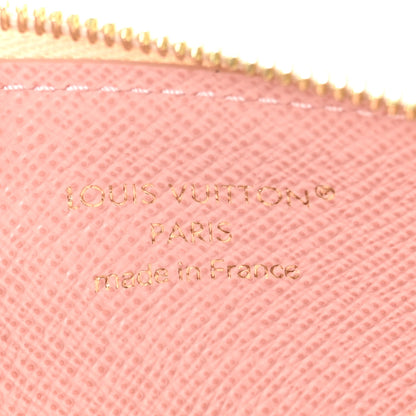Louis Vuitton Damier Azur Zipped Romy Card Holder  Rose Ballerine 6 of 7