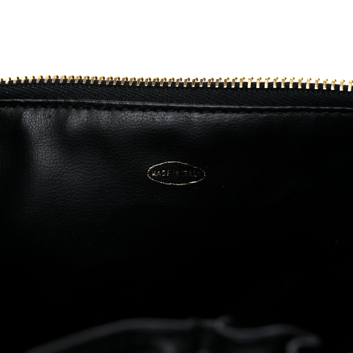 Lambskin Vanity Cosmetic Case Black