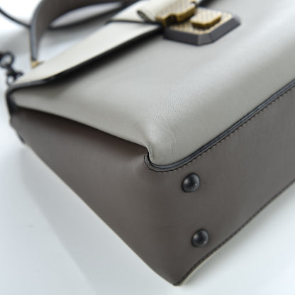 Bottega Veneta Nappa Small Piazza Bag Dark Cement Steel Cement 11 of 14