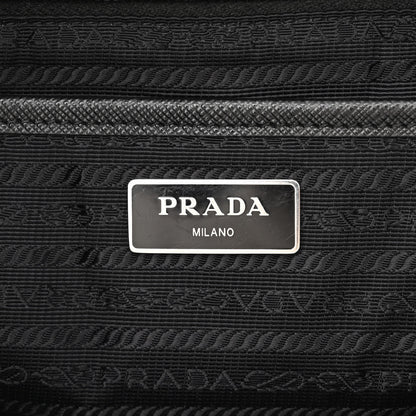 Prada Tessuto Nylon Saffiano Medium Backpack Black 5 of 11