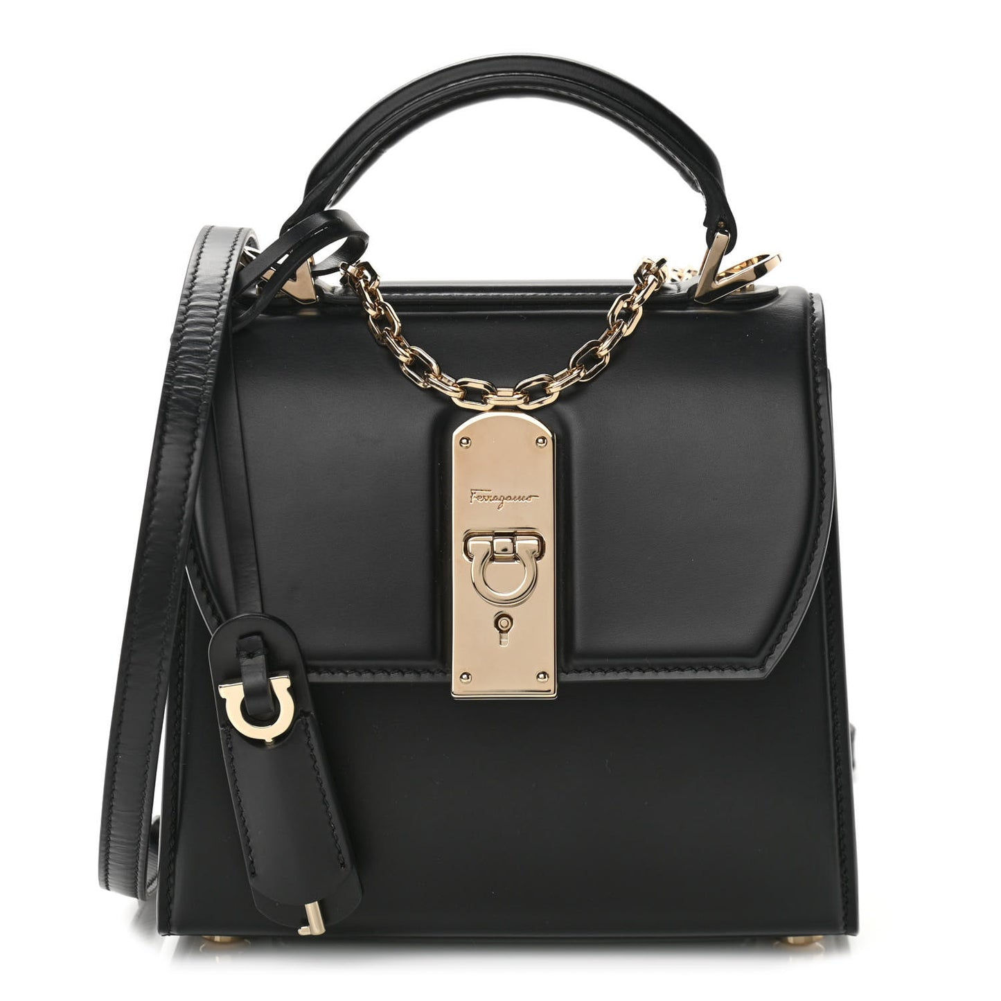 Smooth Calfskin Small Boxyz Black