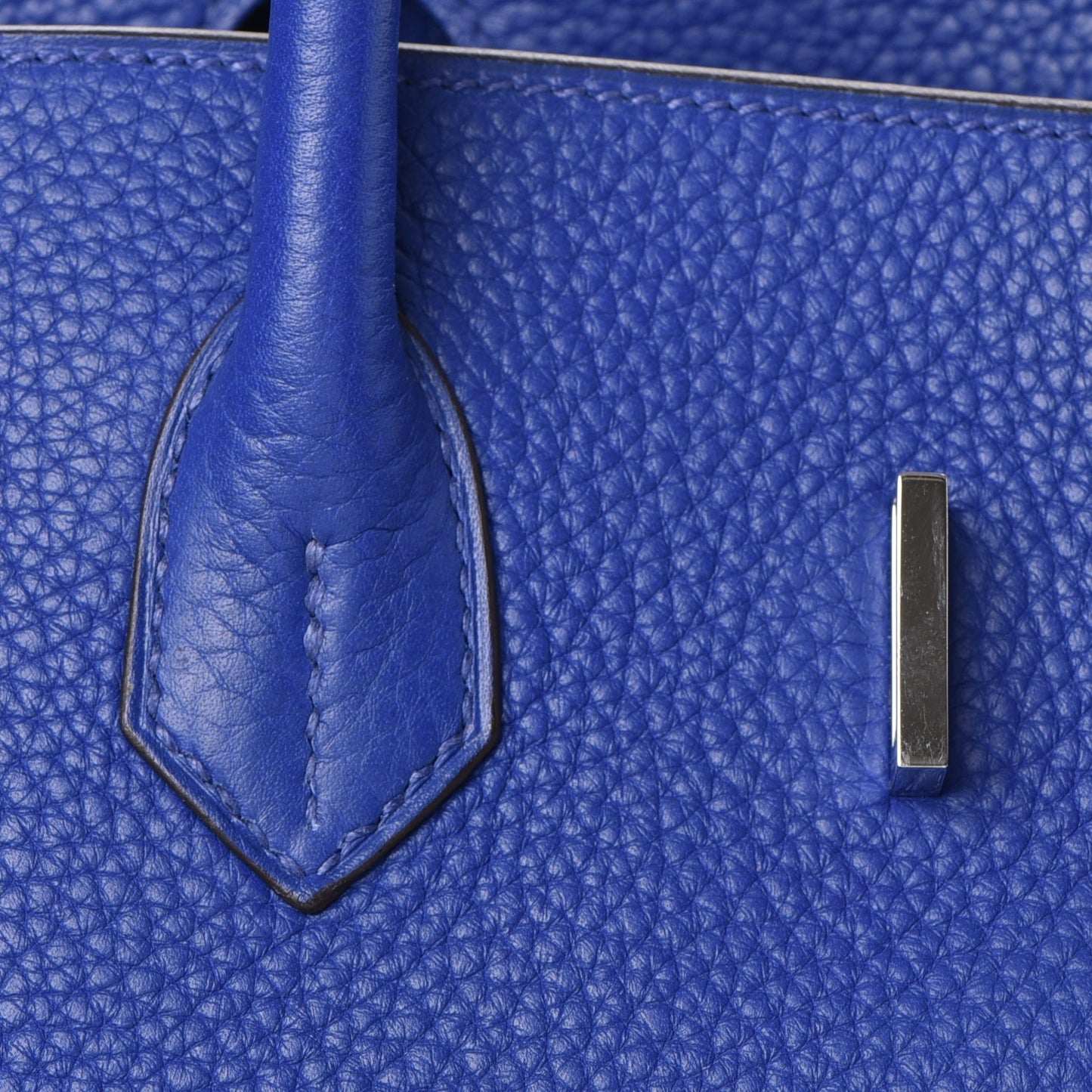 Togo Birkin 35 Bleu Electrique
