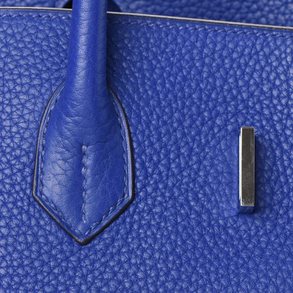Hermes Togo Birkin 35 Bleu Electrique 27 of 37