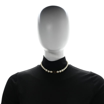 Christian Dior Pearl 30 Montaigne Choker Necklace Gold 2 of 5