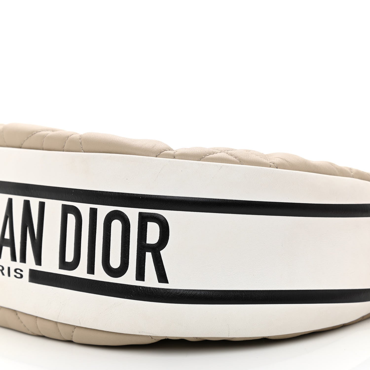 Christian Dior Lambskin Cannage Medium Dior Vibe Hobo Bag Beige 8 of 8