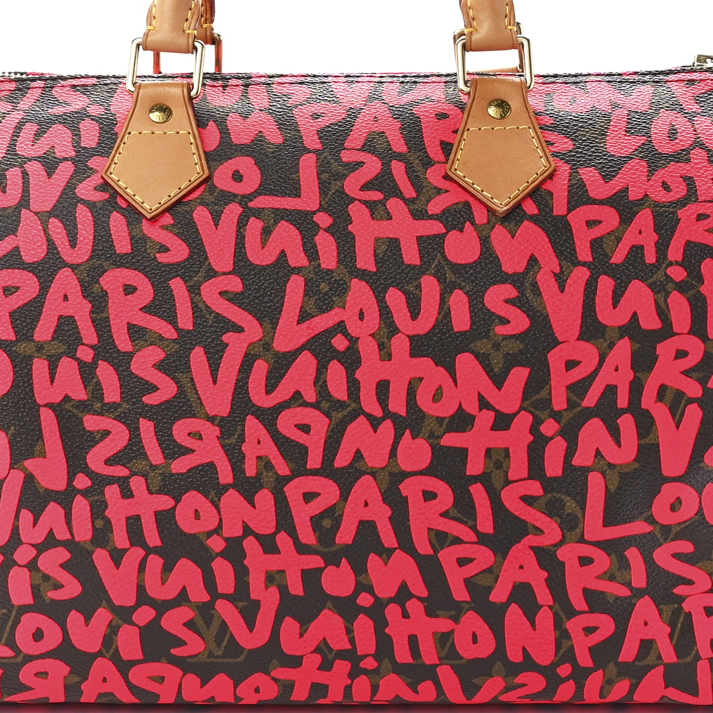 Monogram Graffiti Speedy 30 Fuchsia