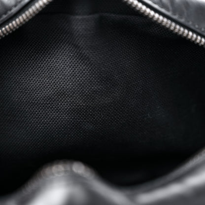 Gucci Calfskin Matelasse Monochrome Small GG Marmont Chain Shoulder Bag Black 9 of 9