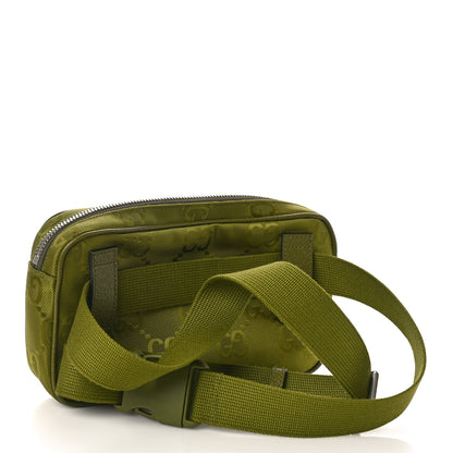 Gucci Econyl Nylon Monogram Off The Grid Belt Bag Juniper Green 3 of 10