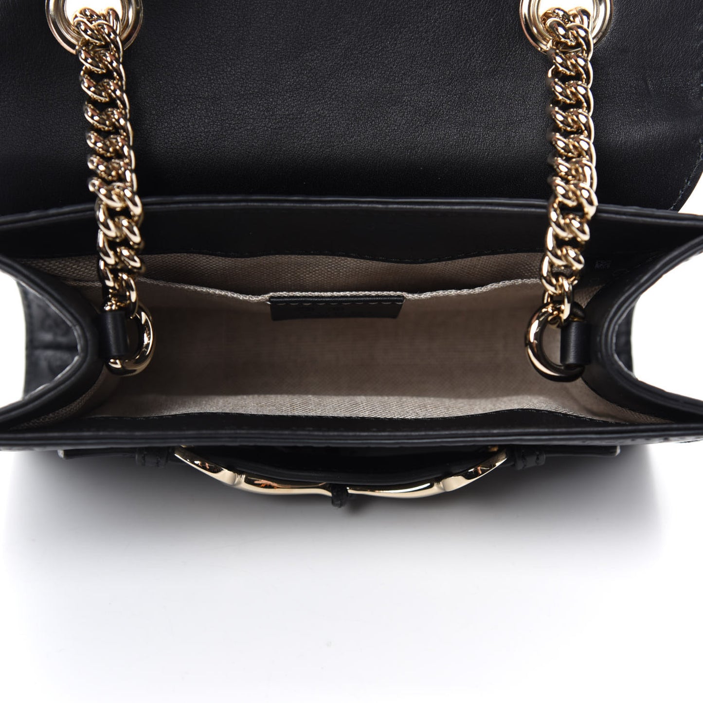 Microguccissima Mini Emily Shoulder Bag Black