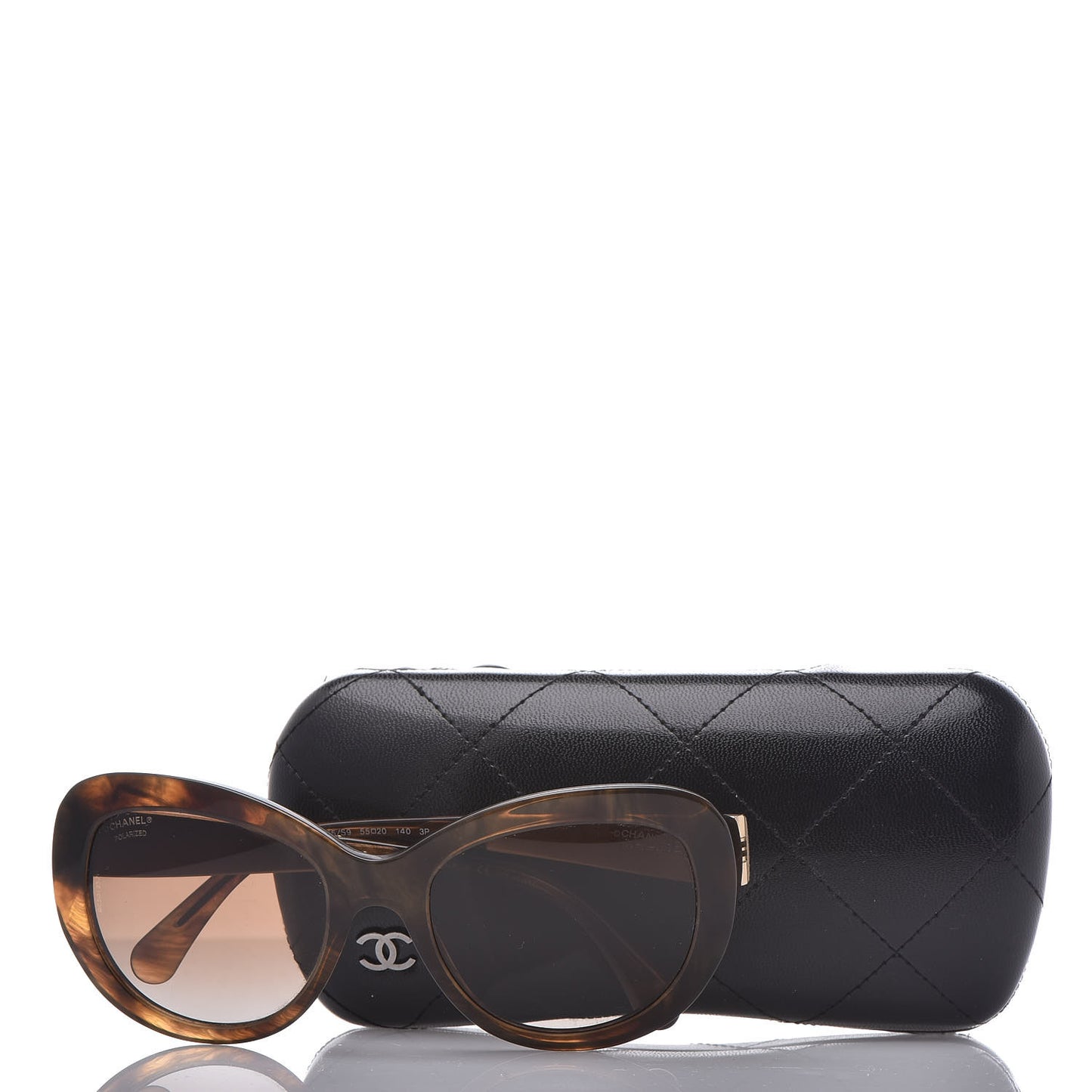 Butterfly Signature Polarized Sunglasses 5346 Light Brown