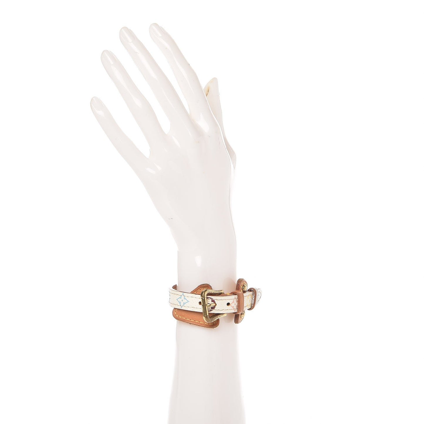 Monogram Multicolor Theda PM Bracelet White