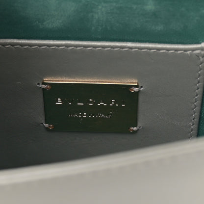 Bulgari Galuchat Calfskin Serpenti Forever Crossbody Bag Grey 6 of 14