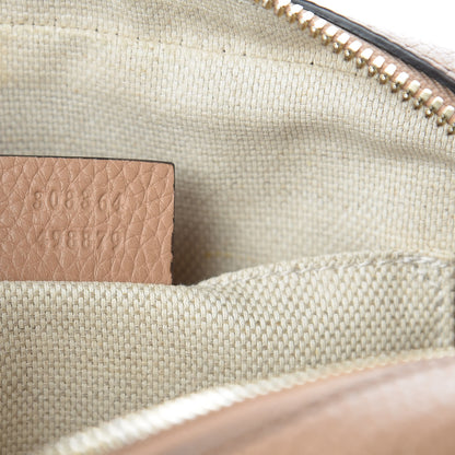 Gucci Pebbled Calfskin Small Soho Disco Bag Rose Beige 7 of 9