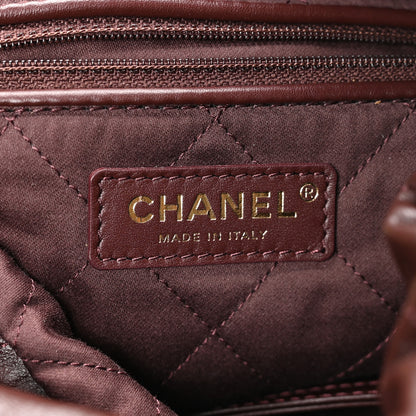 Chanel Shiny Calfskin Quilted Small Chanel 22 Dark Brown 7 of 11