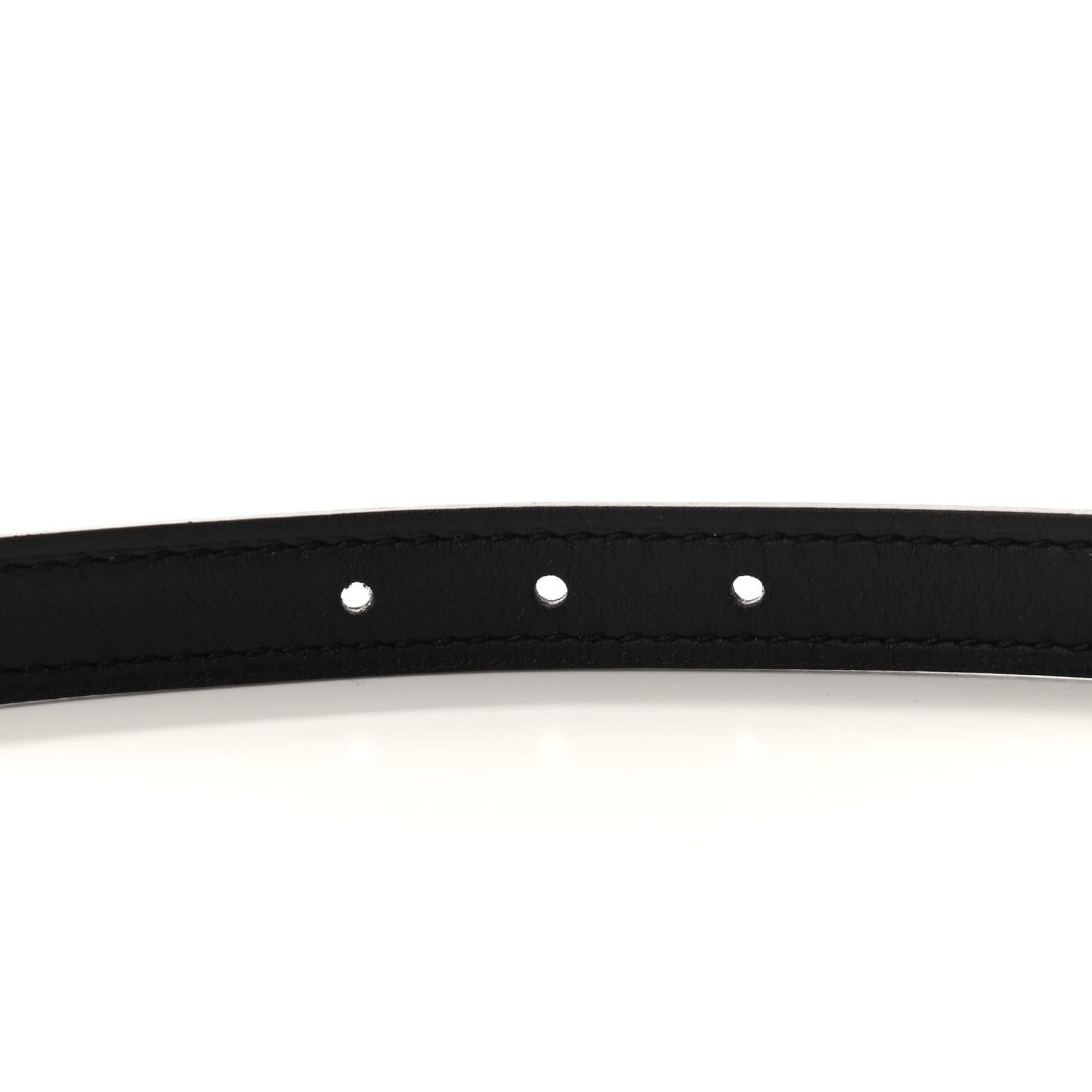 Hermes Epsom Swift Gourmette Equestre 13mm Belt 85 Etoupe Black 4 of 6