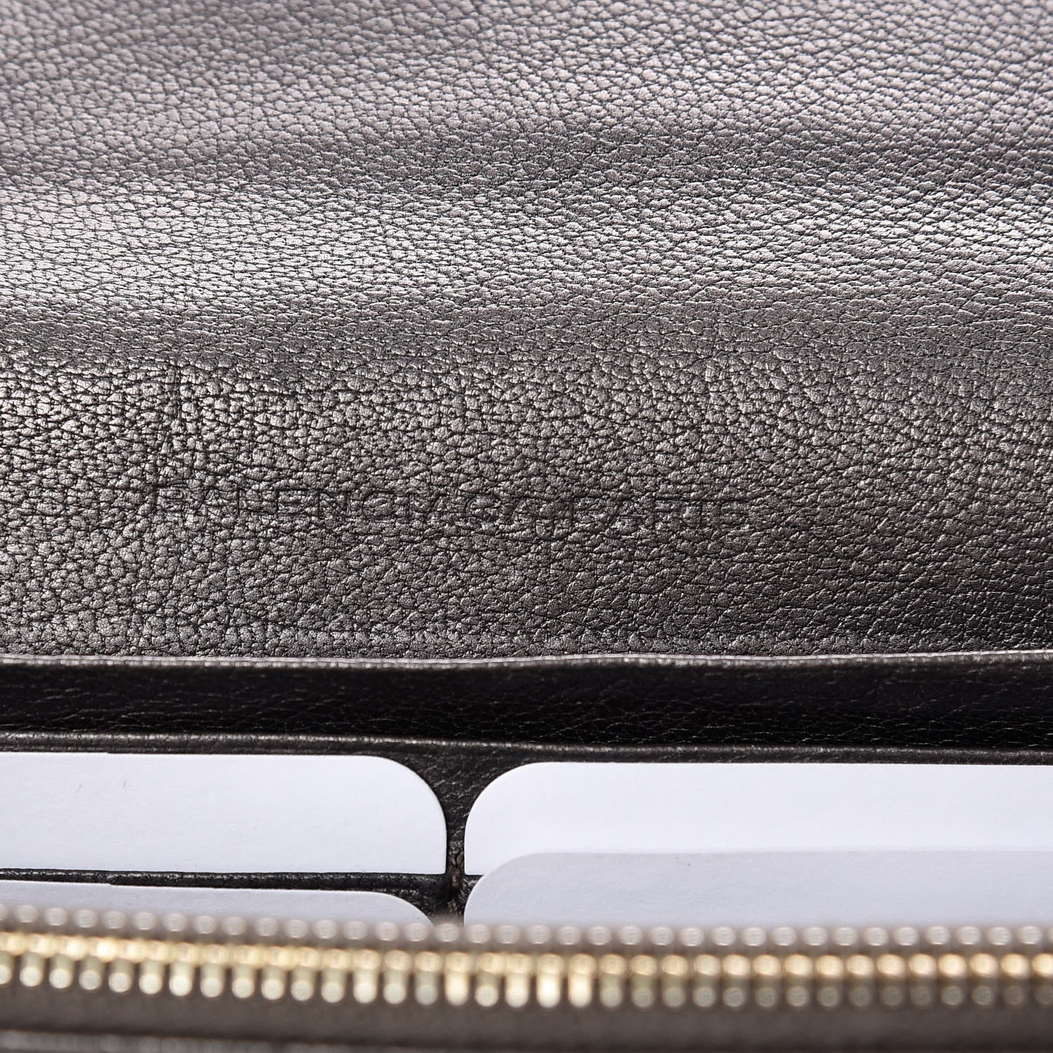 Balenciaga Agneau Classic Gold Hardware Money Wallet Bronze 6 of 24