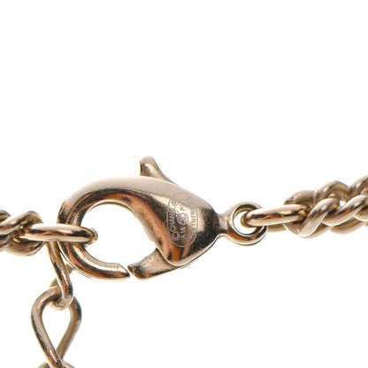 Chanel Crystal Baguette Pearl CC Chain Necklace Gold 6 of 8