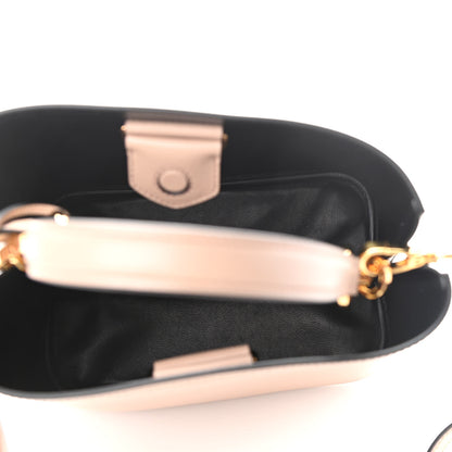 Prada Saffiano Cuir Medium Panier Bucket Bag Cipria Black 5 of 11