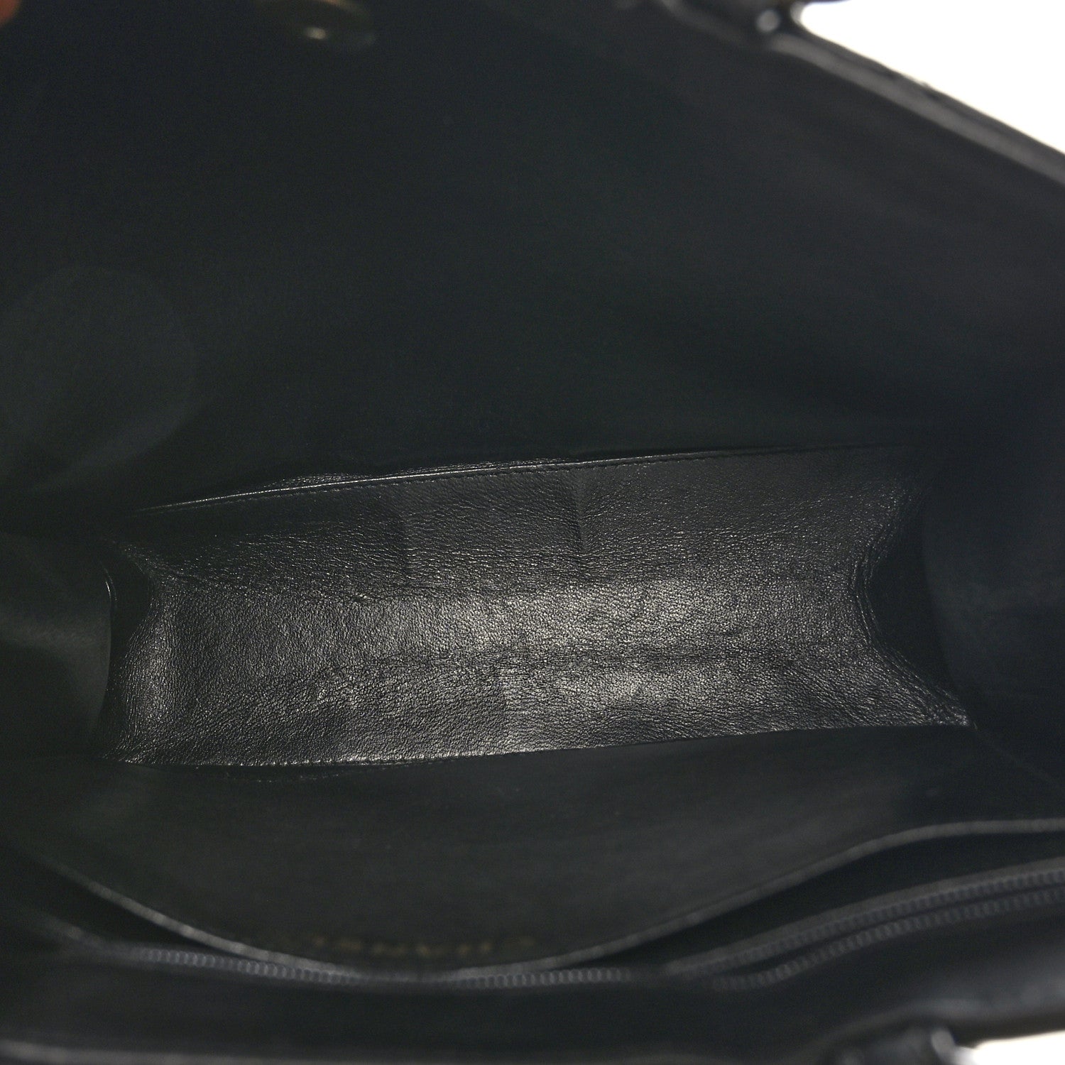 Chanel Lambskin Stitched Top Handle Tote Black 5 of 9