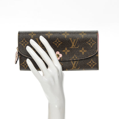 Louis Vuitton Monogram Bloom Flower Emilie Wallet 2 of 6