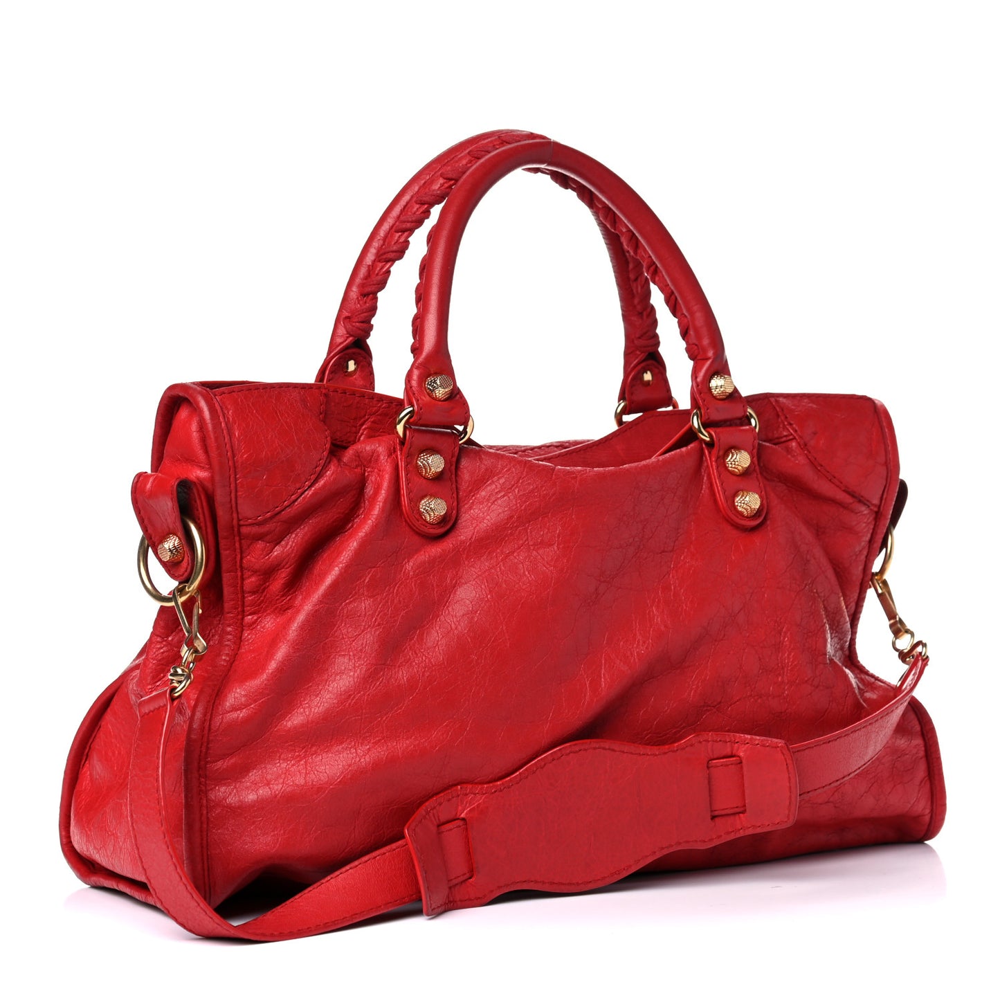 Agneau Giant 12 Gold Hardware City Rouge Cardinal