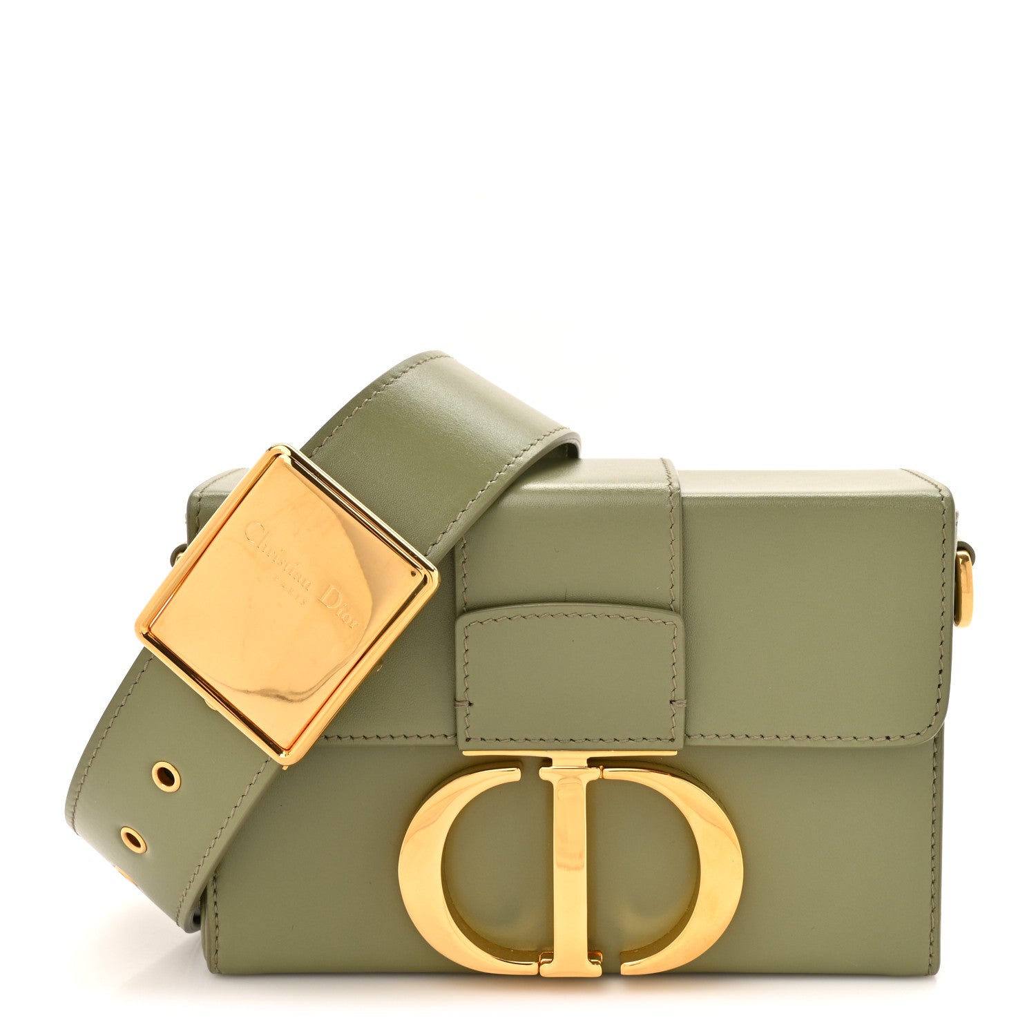 Christian Dior Box Calfskin 30 Montaigne Box Bag Mint Green 1 of 15