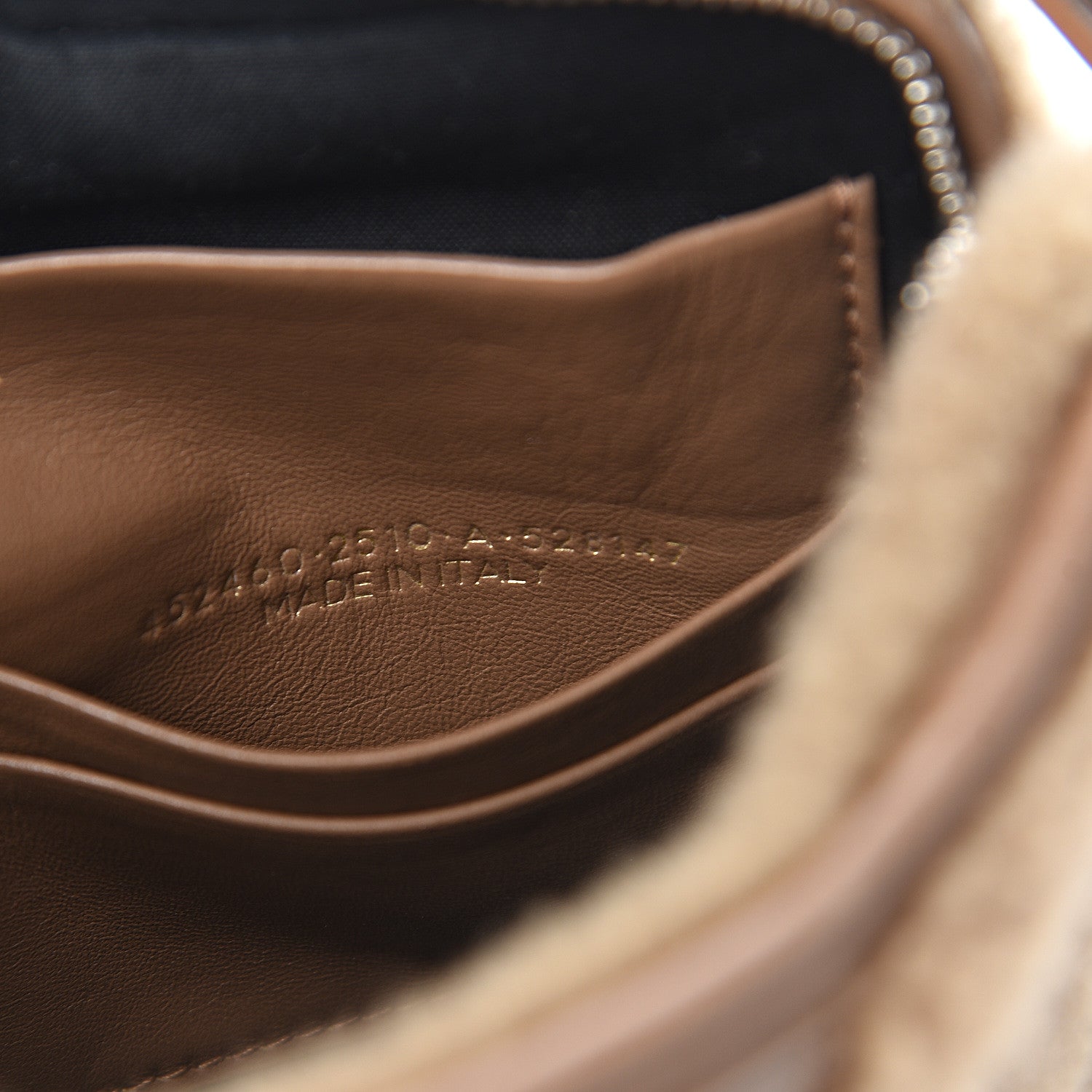 Balenciaga Shearling Bazar Pochette Crossbody Beige 6 of 9