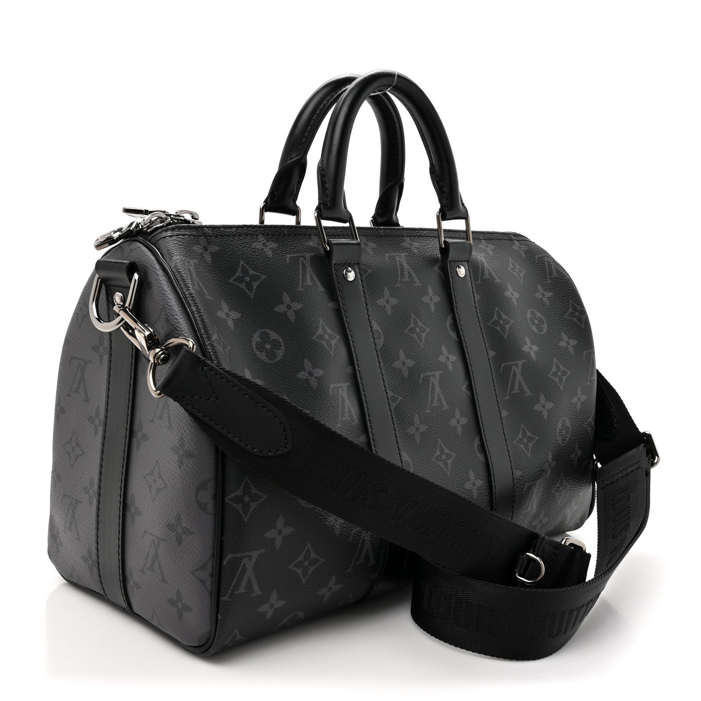 Monogram Eclipse Reverse Keepall Bandouliere 35 Black