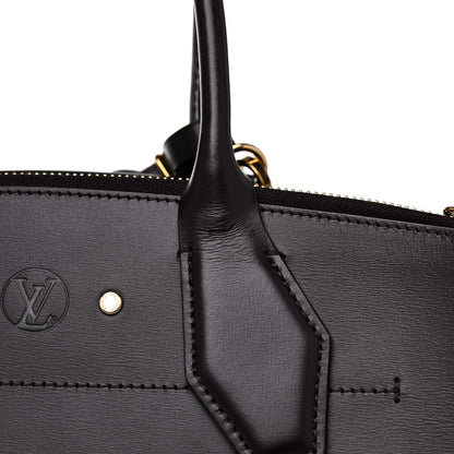 Louis Vuitton Taurillon Calfskin City Steamer MM Grey Bordeaux 11 of 12