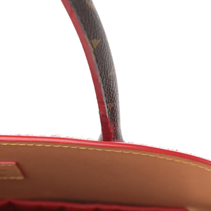 Louis Vuitton Monogram Calf Hair Spikes Iconoclasts Christian Louboutin Tote Red 18 of 22